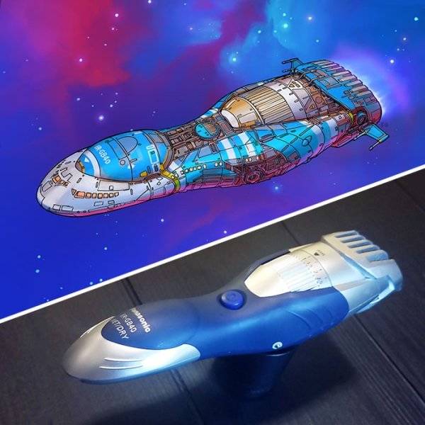 Космические корабли в форме обычных предметов