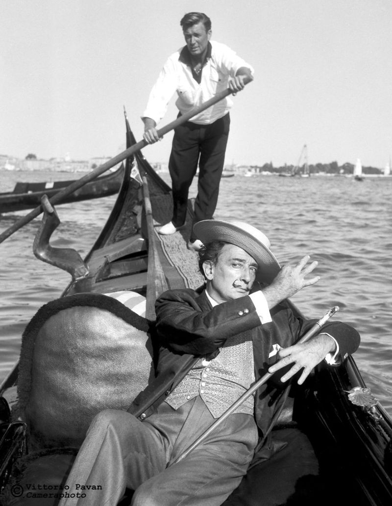 Интересные снимки знаменитостей в 50-60 годах в Венеции