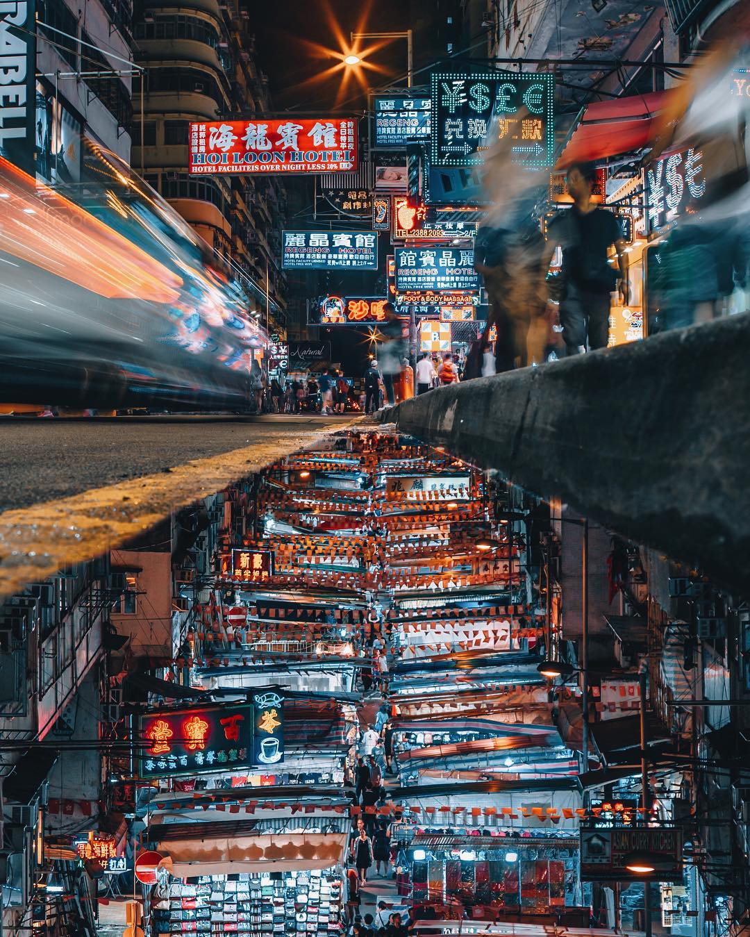 Яркие городские пейзажи Гонконга от Дональда Чана