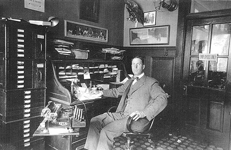 Офисы начала XX века на снимках