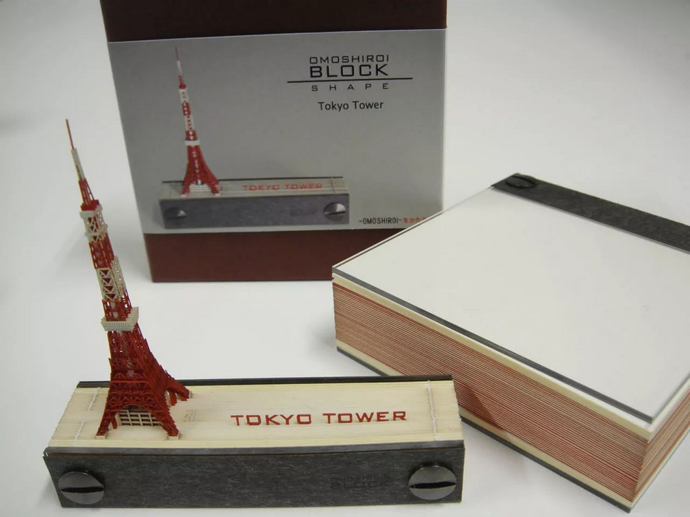 Отрывной блокнот из Японии, который превращается в бумажную скульптуру