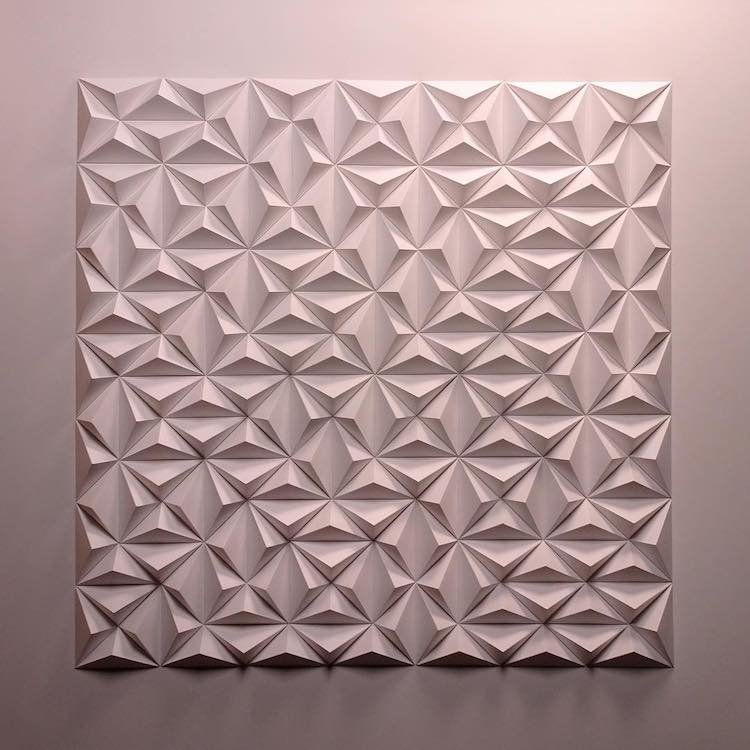 Невероятные трёхмерные мозаики из обычных листов бумаги