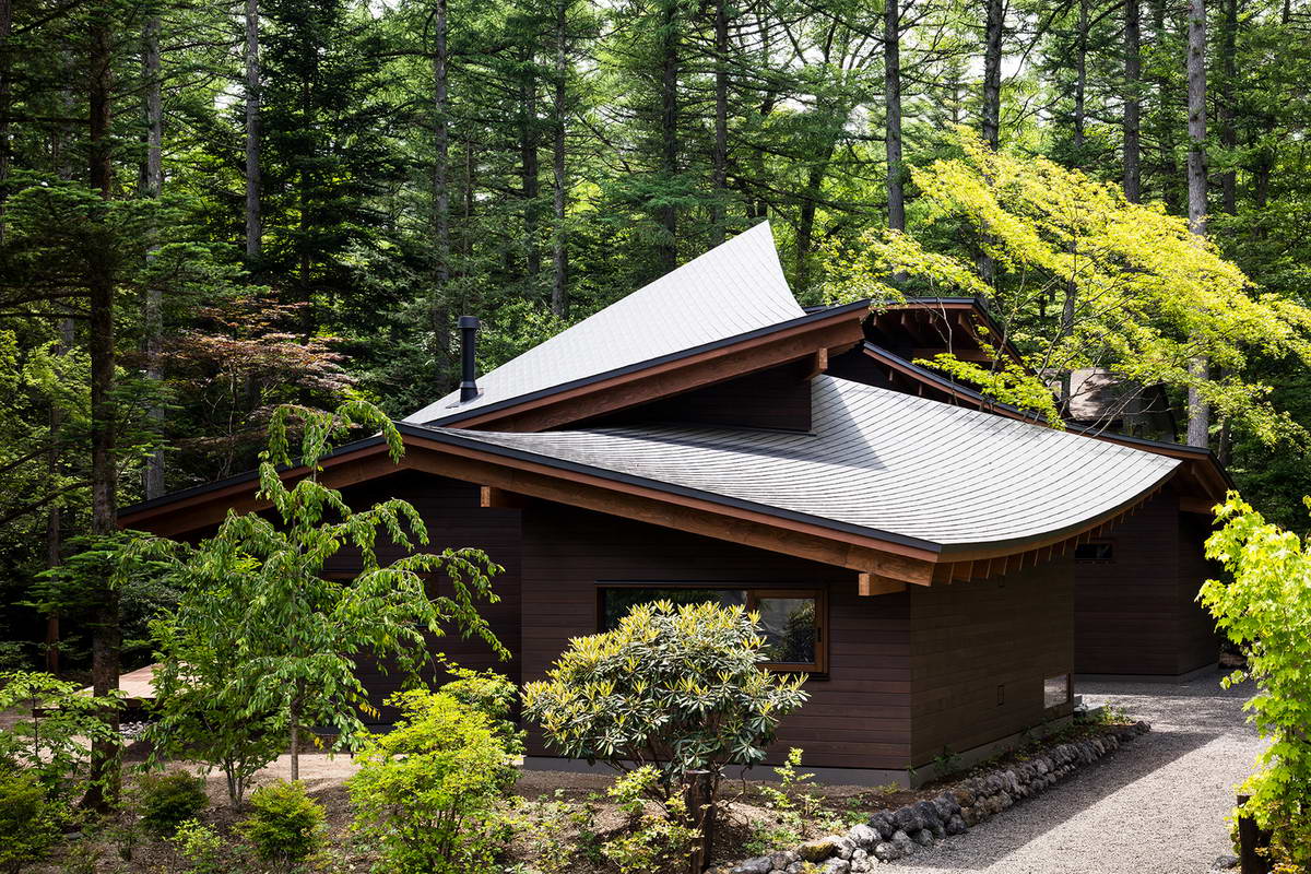 Органический загородный дом в Японии