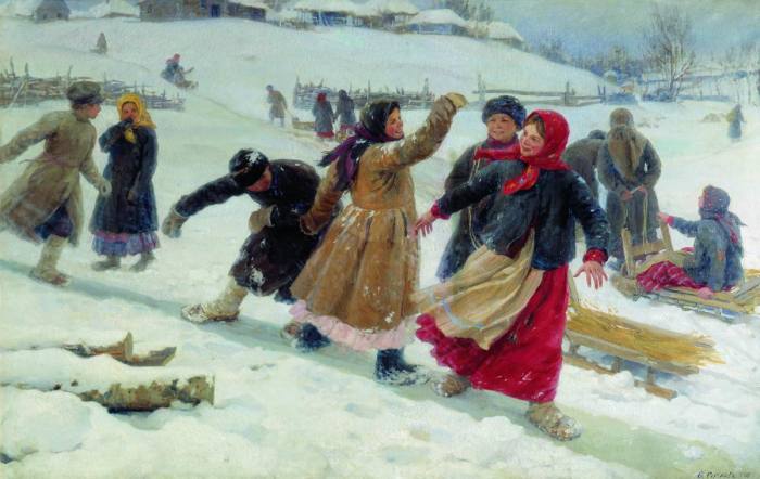 Чем русские крестьяне занимались в деревнях зимой