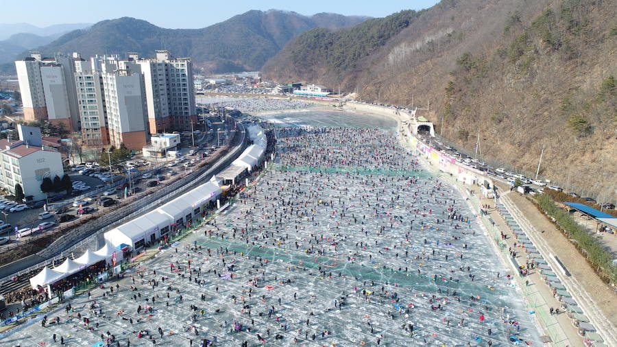 Фестиваль льда в Южной Корее 2019