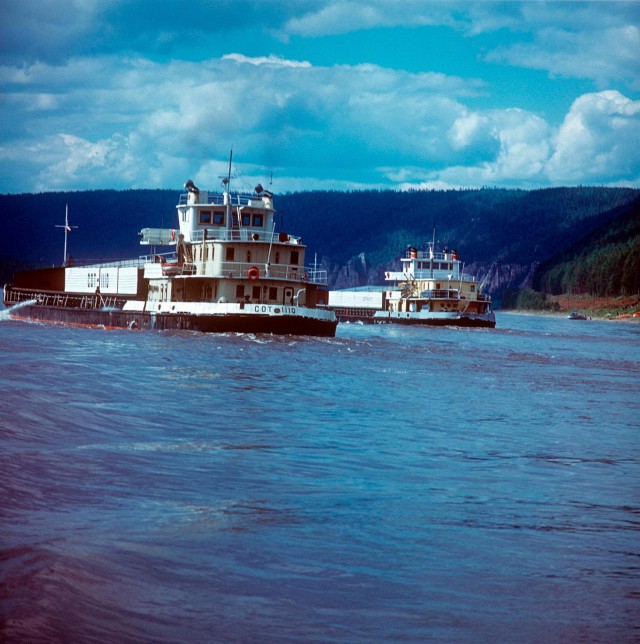 Река Лена в 1970-е годы на снимках Марка Редькина