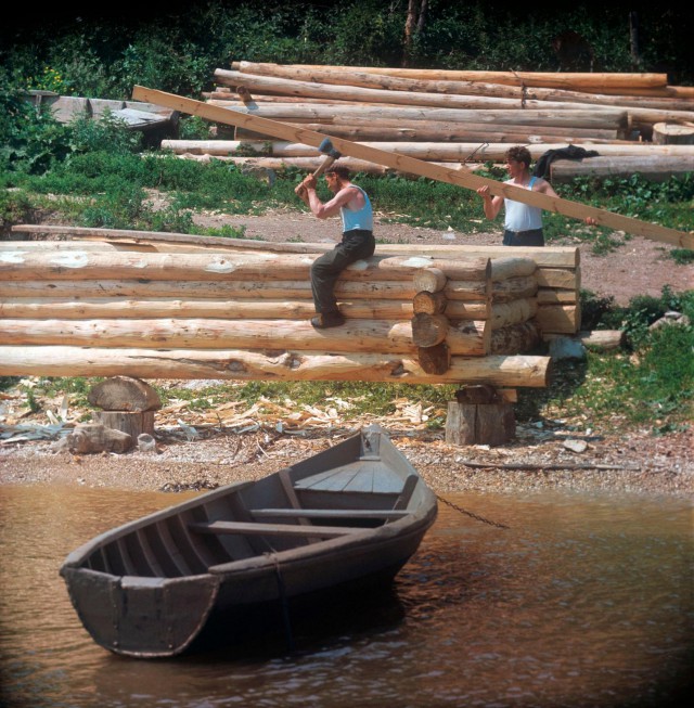 Река Лена в 1970-е годы на снимках Марка Редькина