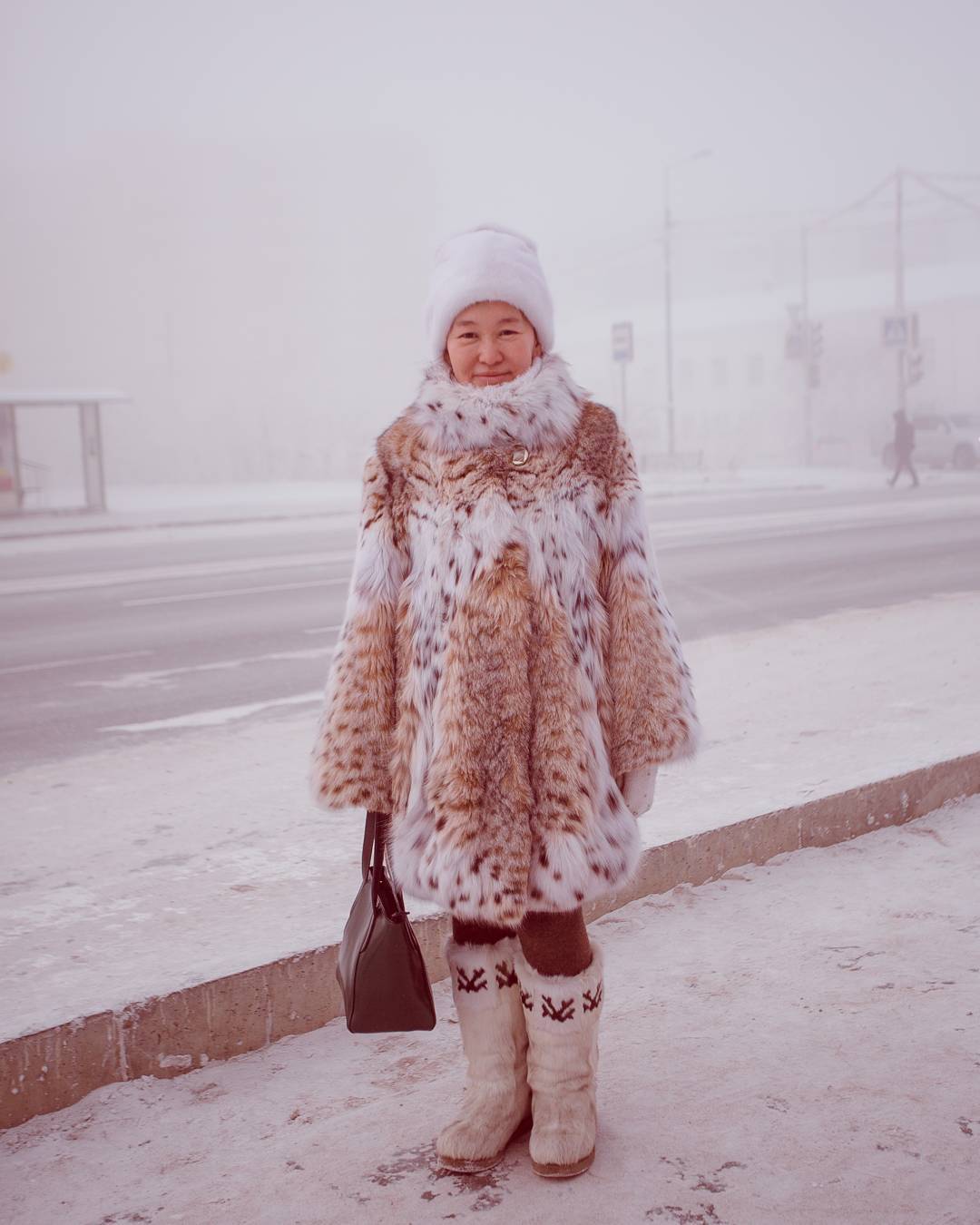 Холодный сибирский город Якутск