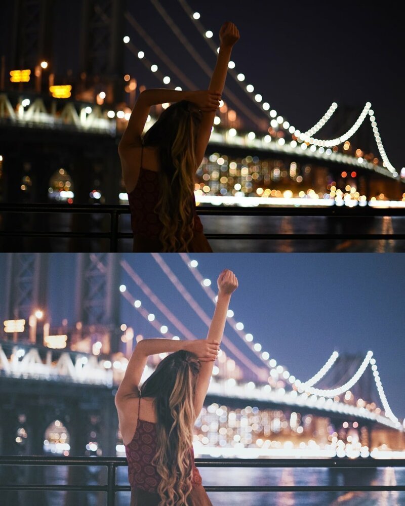 Фотограф из Нью-Йорка показал снимки до и после обработки