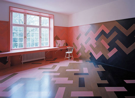 Яркая цветная квартира в Стокгольме