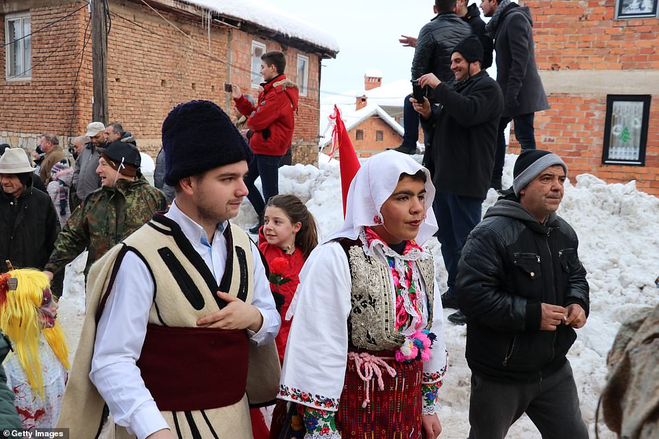 Языческий фестиваль в македонской деревне