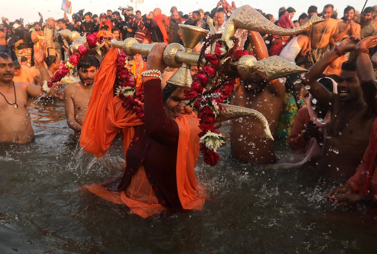 Фестиваль Кумбха Мела 2019 в Индии