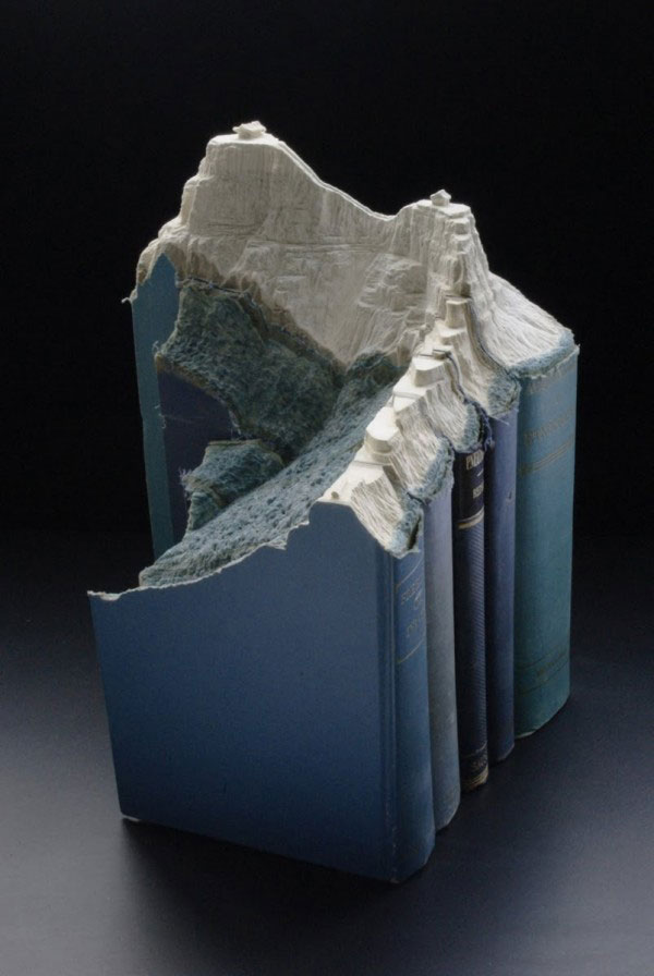 Скульптуры горных пейзажей из книг