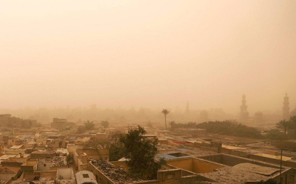 Песчаная буря в Каире