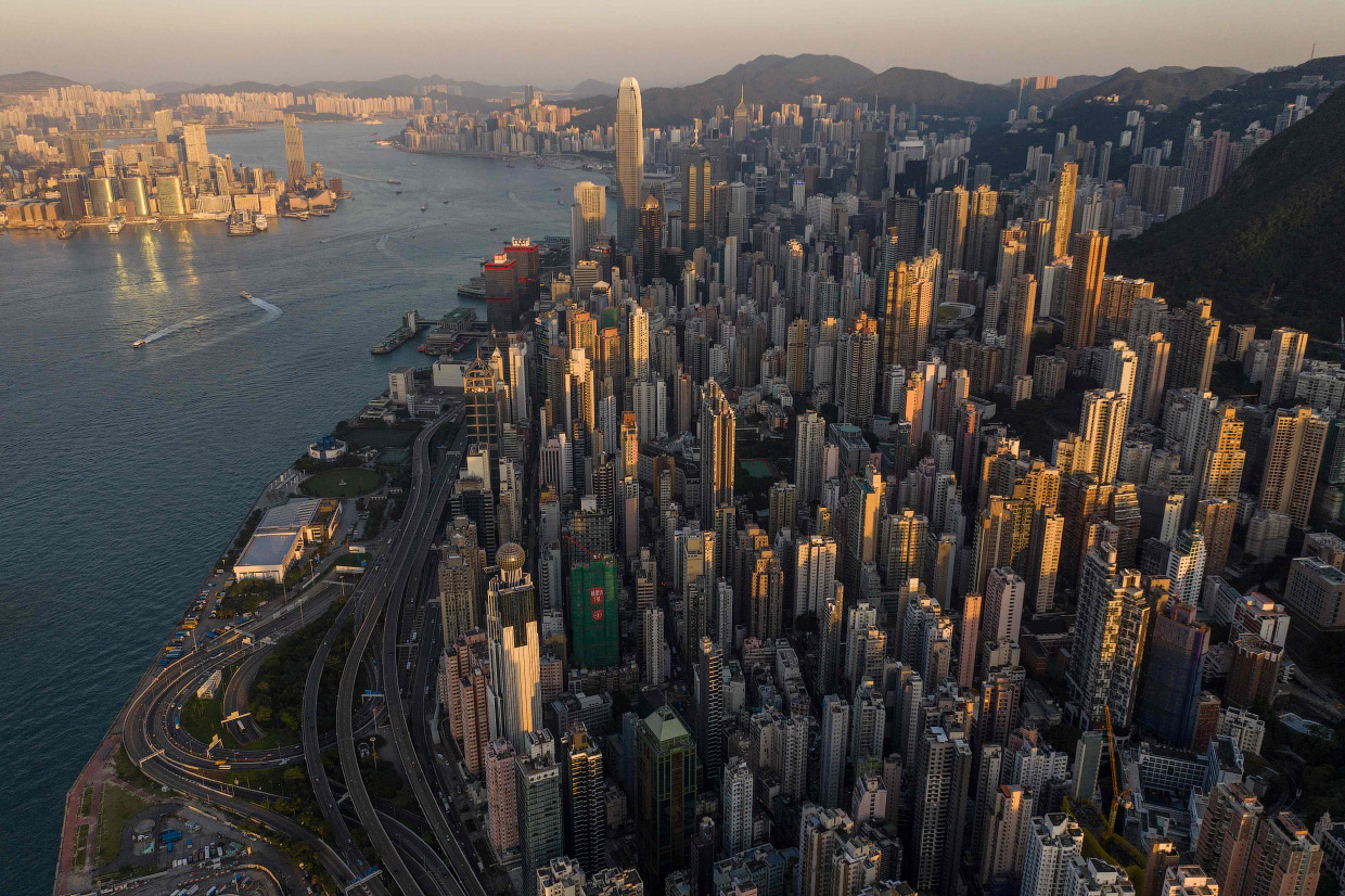 Гонконг с высоты в фотографиях