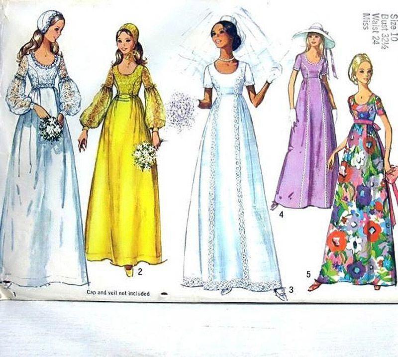 История свадебных платьев за последние двести лет