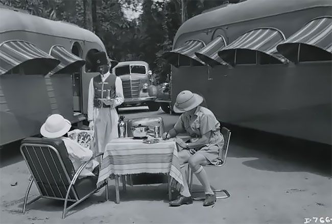 Роскошный уникальный автотрейлер 30-x годов прошлого века