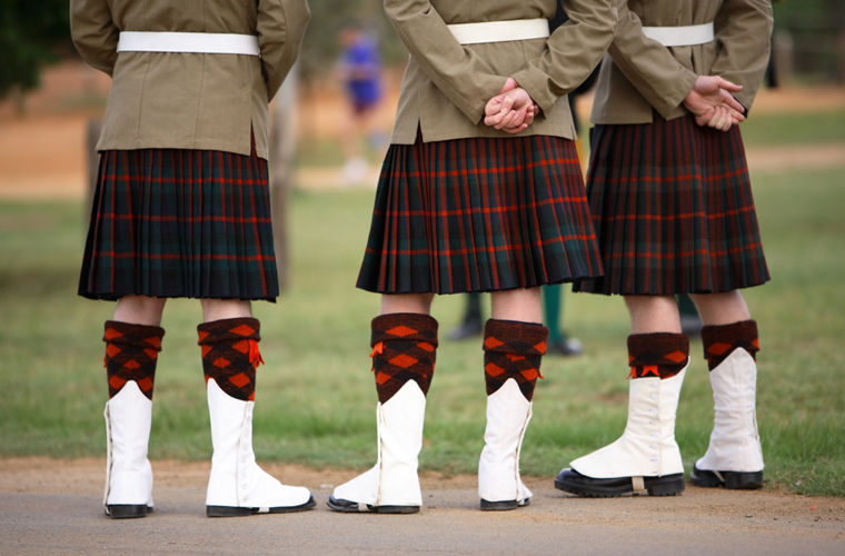 Происхождение обычая шотландцев носить юбки