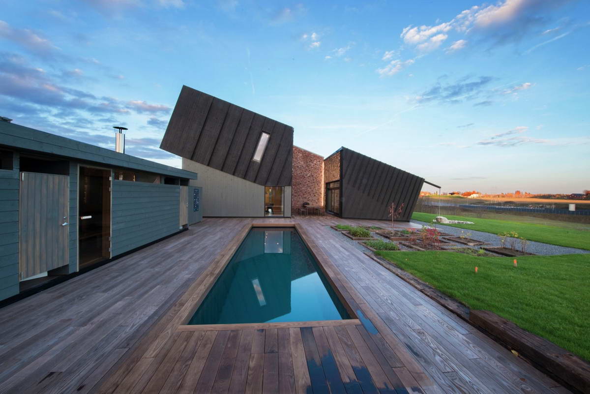 Загородный дом с нулевым потреблением энергии в Норвегии