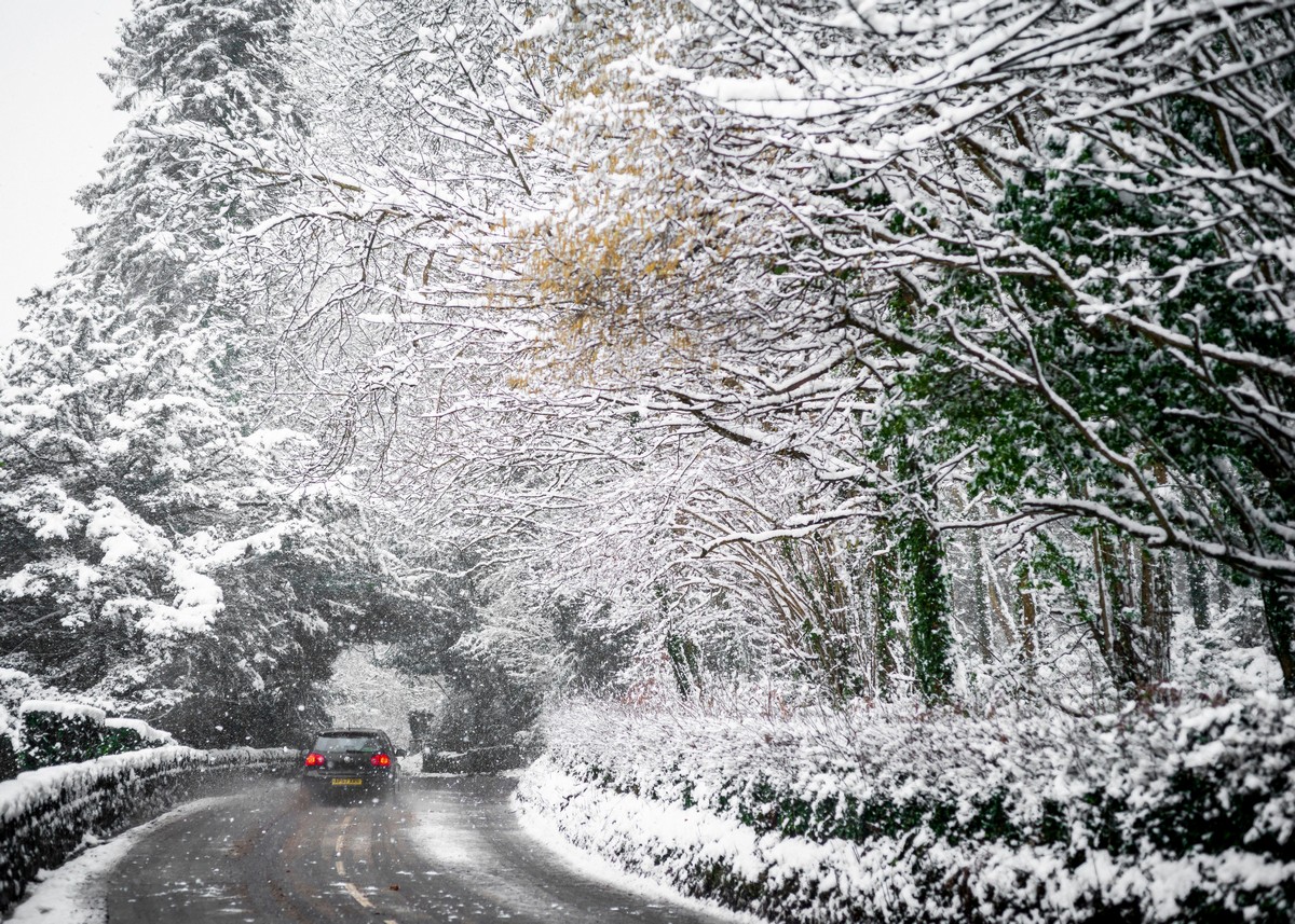 Снежная зима в Великобритании