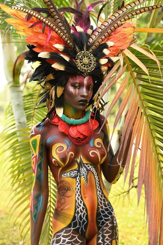 Фестиваль бодиарта прошел в Экваториальной Гвинее