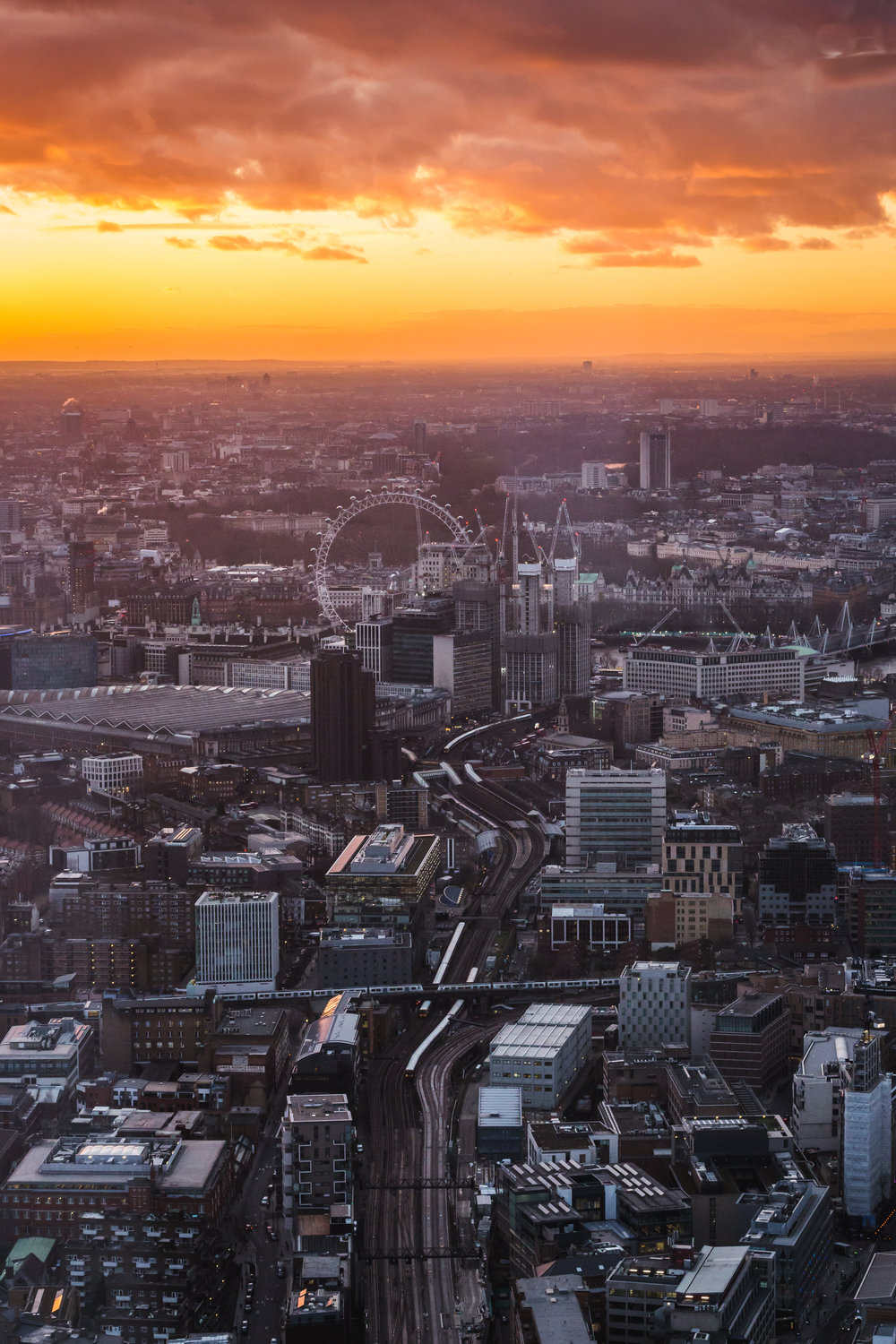 Городские пейзажи Лондона от Натана Хандса