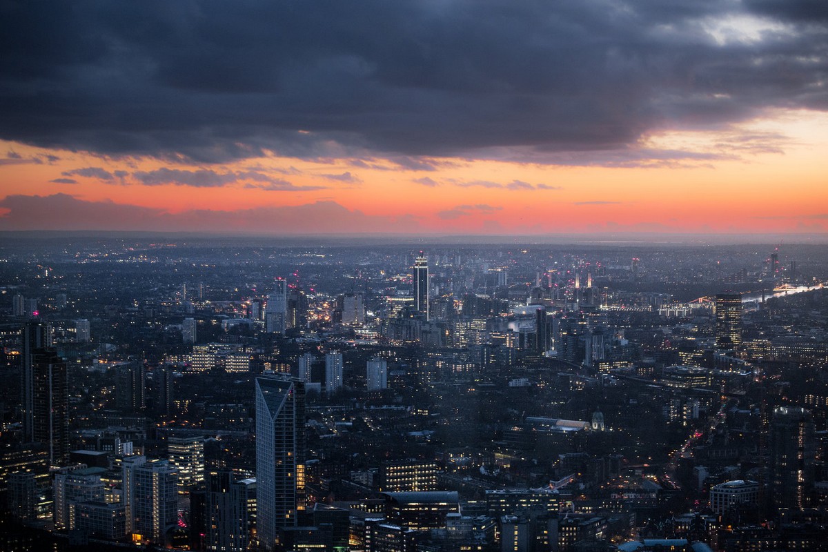 Городские пейзажи Лондона от Натана Хандса