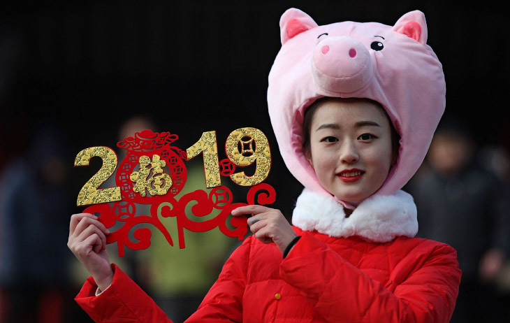 Празднование Китайского Нового года 2019
