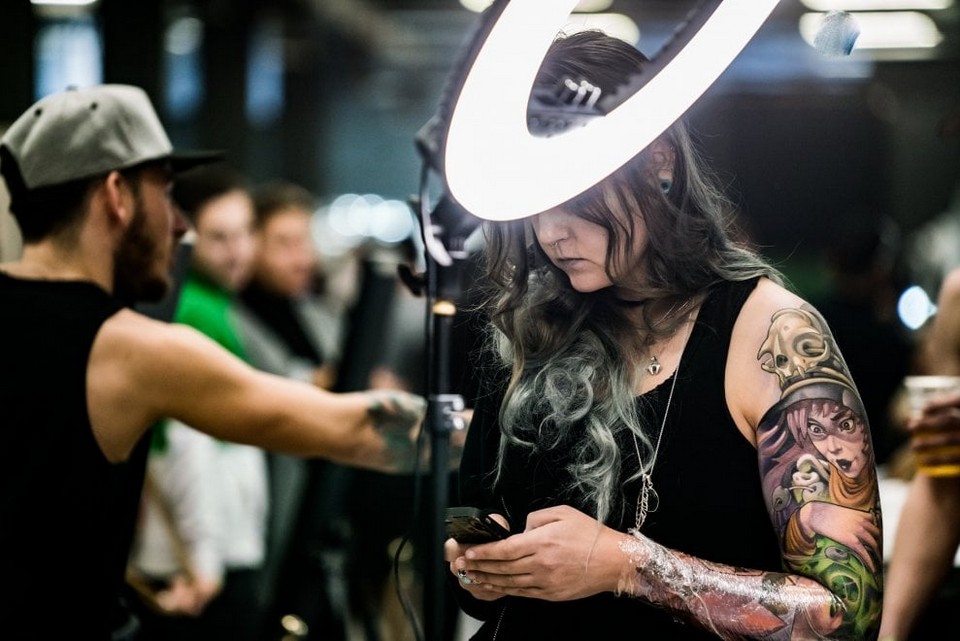 Ежегодная конвенция татуировки и боди-арта в Милане