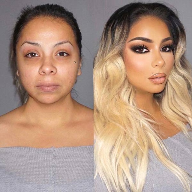 Магия макияжа на снимках: до и после