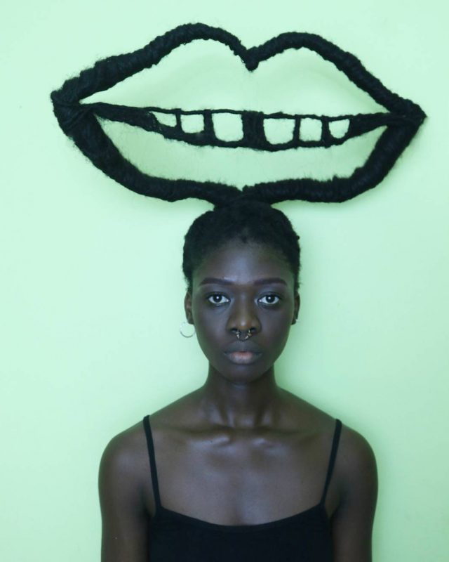 Креативные скульптуры из волос от африканской художницы