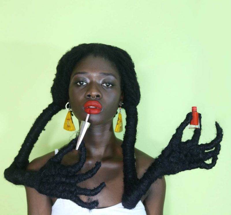 Креативные скульптуры из волос от африканской художницы
