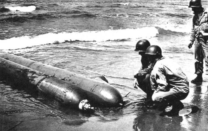 Как действовали японские подводные камикадзе