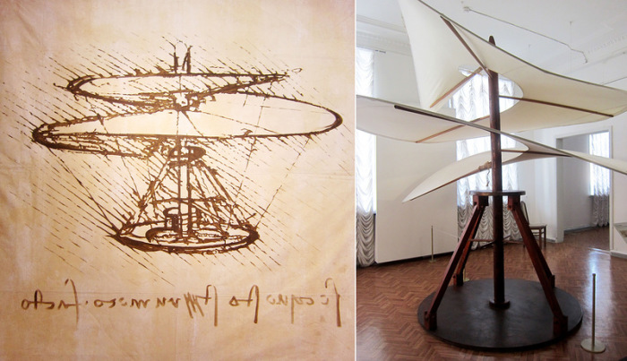 7 гениальных изобретений Леонардо да Винчи