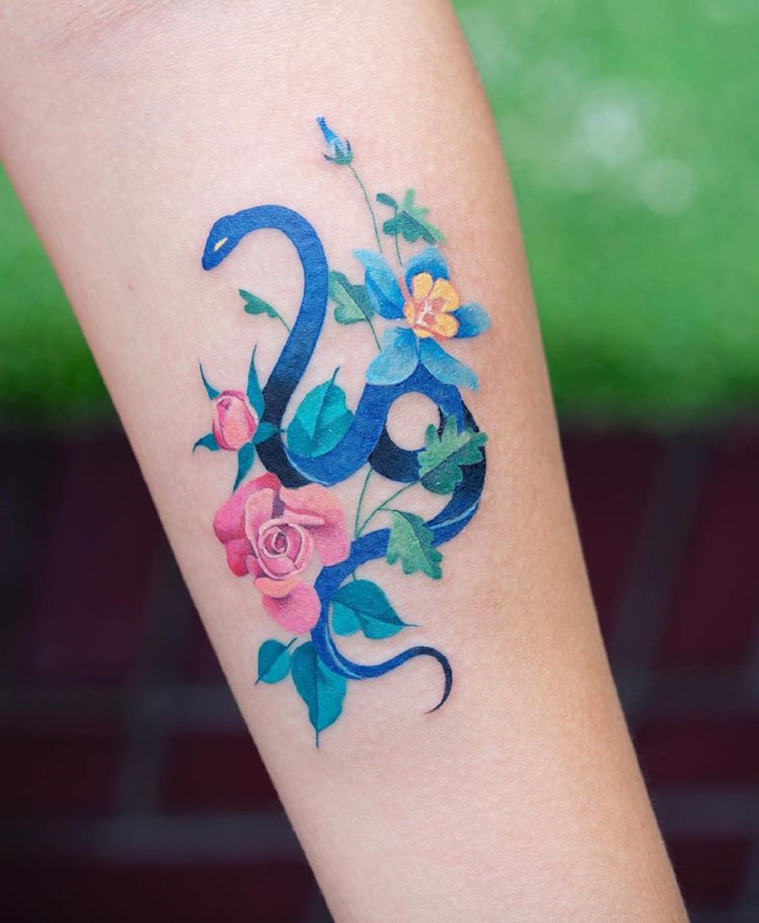 Красочные татуировки от Zihee Tattoo