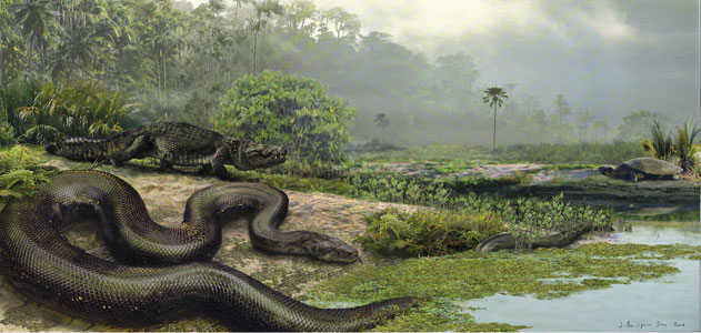 Титанобоа – древняя змея-монстр