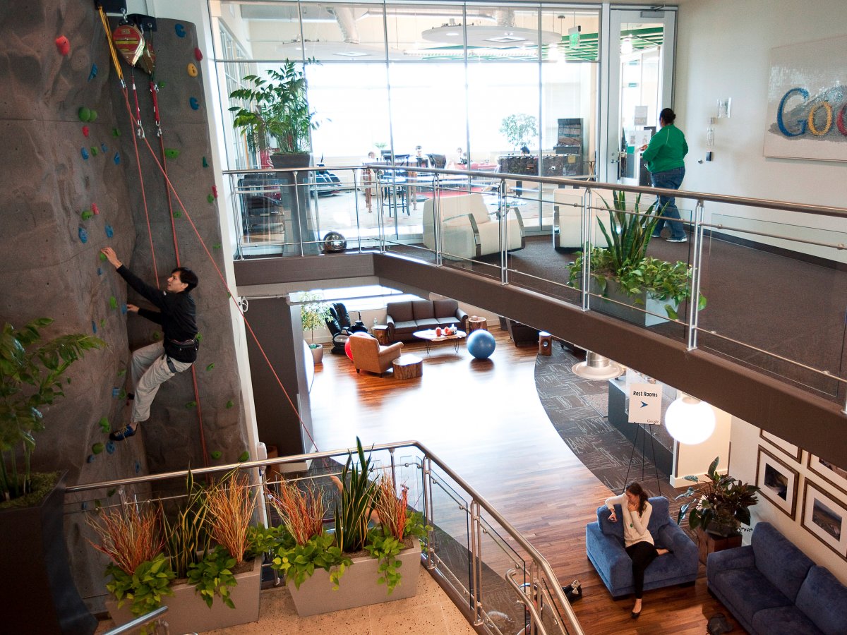 Невероятный дизайн офисов Гугл по всему миру