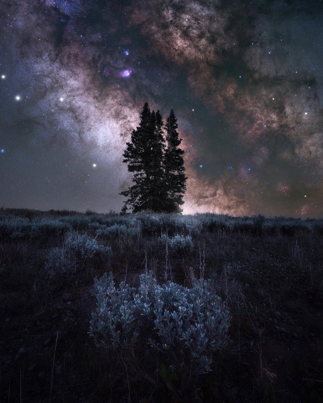Пейзажи и ночное небо на снимках Дилана Найта