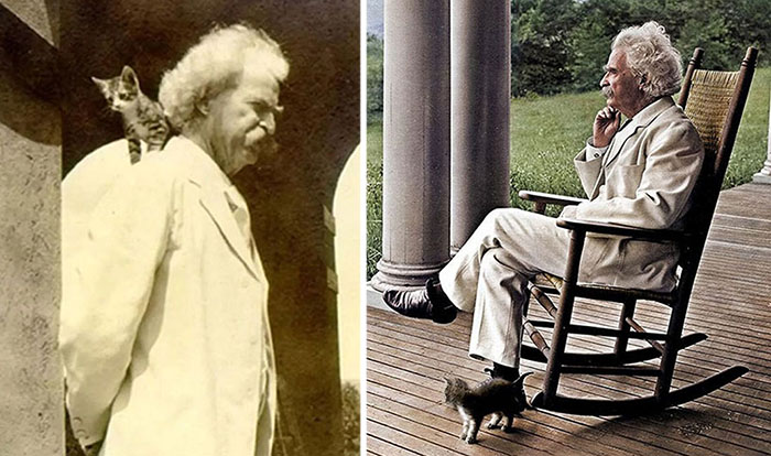Марк Твен и его любовь к котам