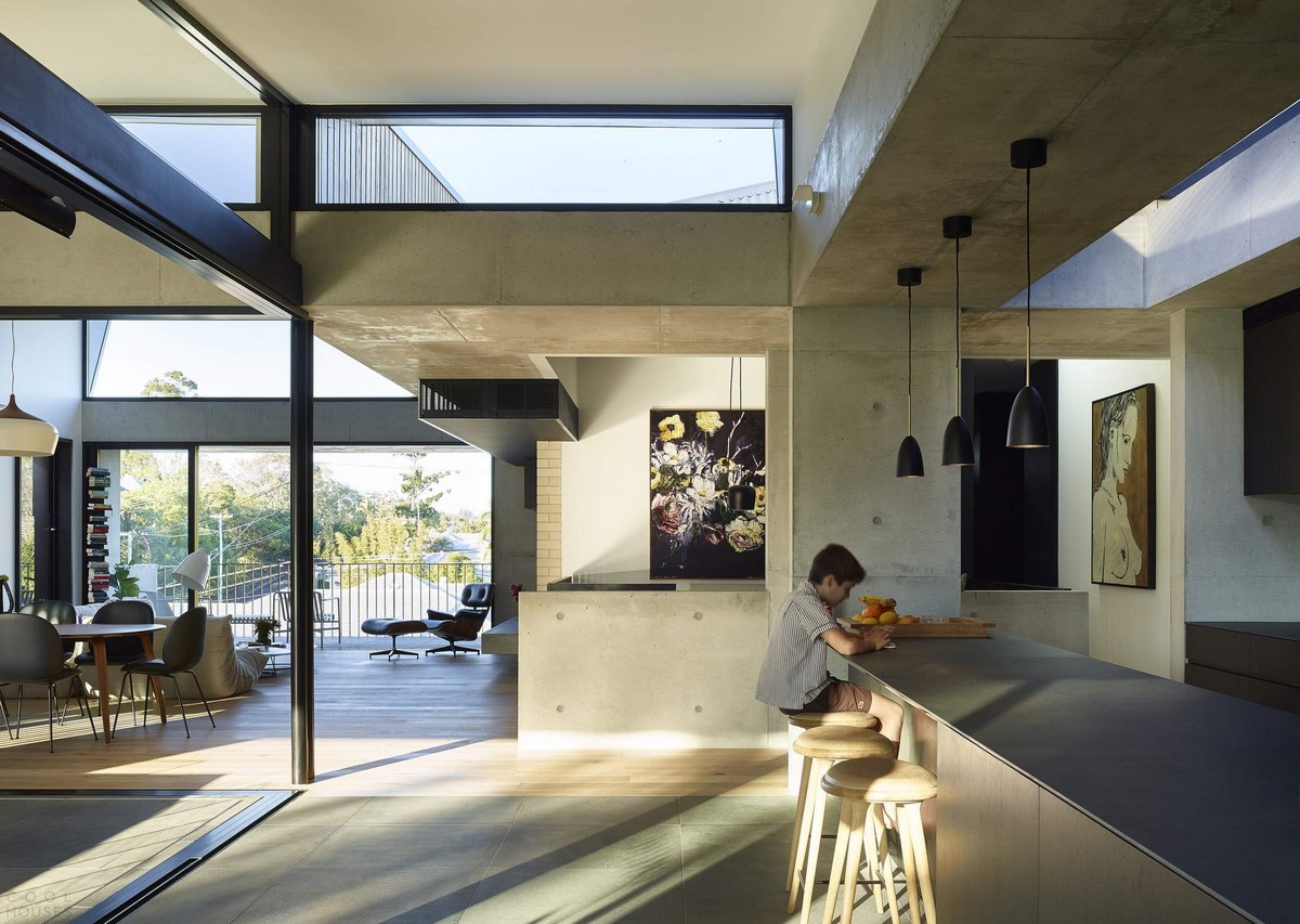 Семейный дом с двумя фасадами в Австралии