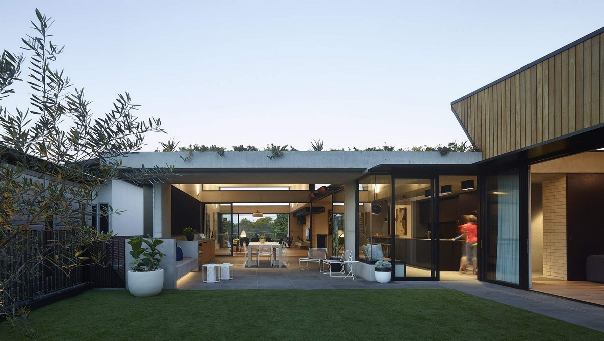 Семейный дом с двумя фасадами в Австралии