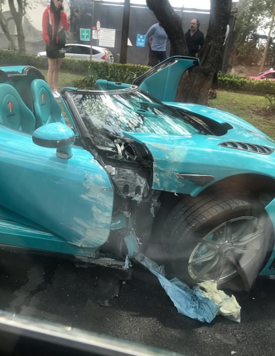 В Мексике разбили уникальный суперкар Koenigsegg CCXR