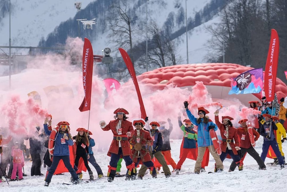 Фестиваль лыжников и сноубордистов BoogelWoogel в Сочи