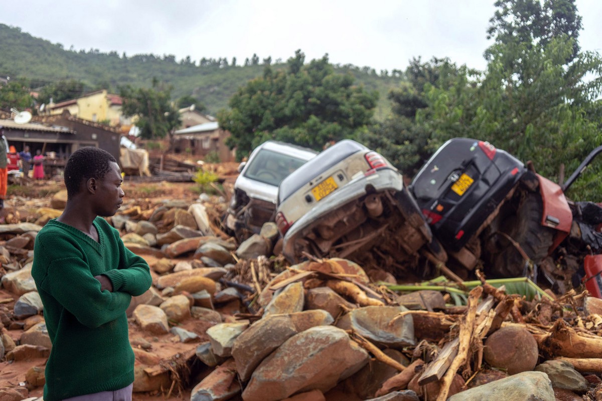 Разрушительный циклон в Мозамбике