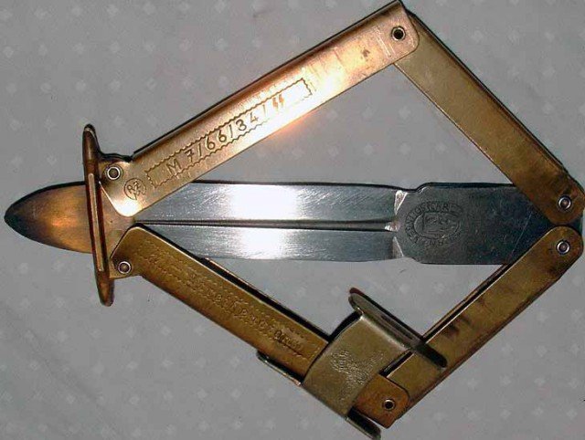 Немецкий нож Pantographic необычной конструкции