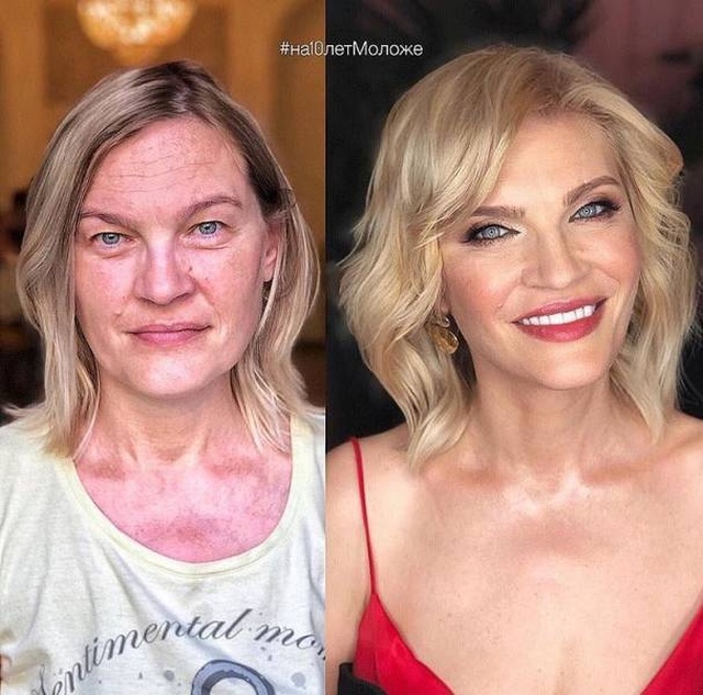 Сила макияжа творит чудеса: снимки до и после