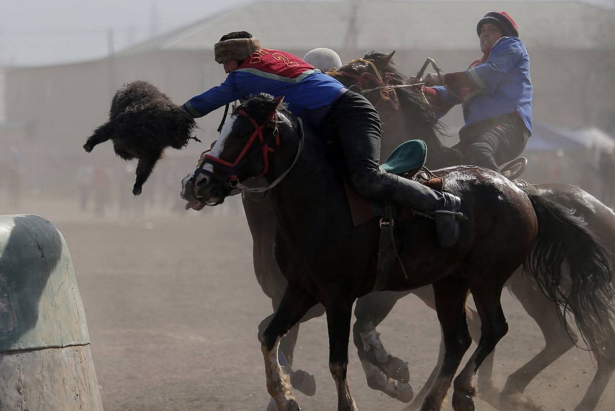 Соревнования Кок-бору в Бишкеке