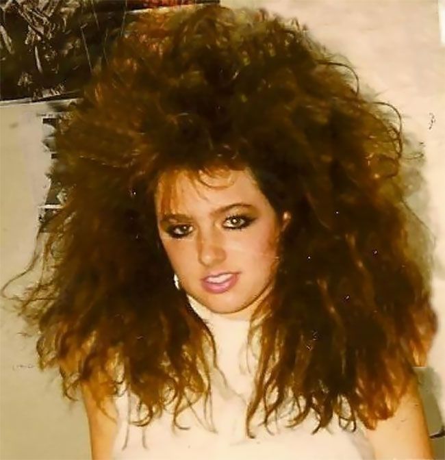 Безумные прически модниц из 80-х