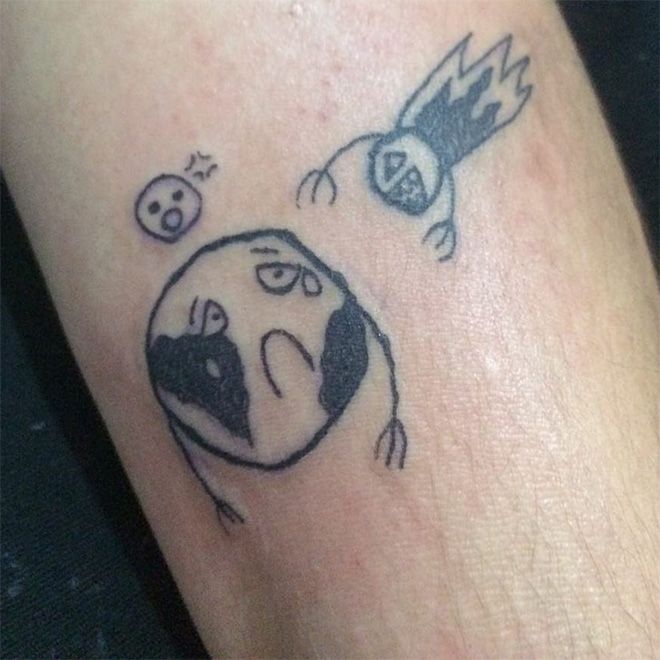 Бразильская художница делает отвратные татуировки, но у нее полно клиентов