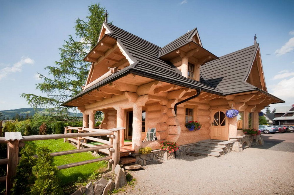 Бревенчатые домики для отдыха в Польше